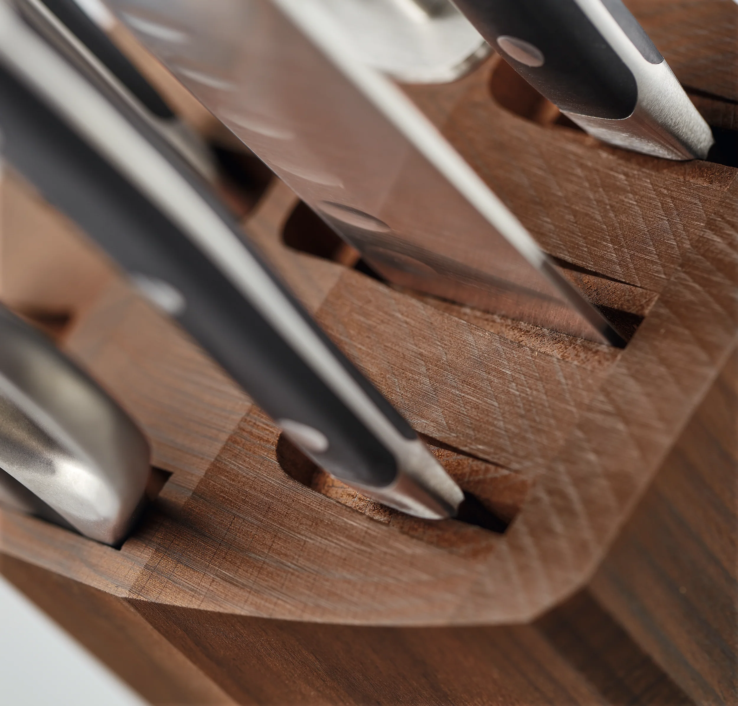 Classic Ikon Crème 9-Piece Knife Block Set - Image 3
