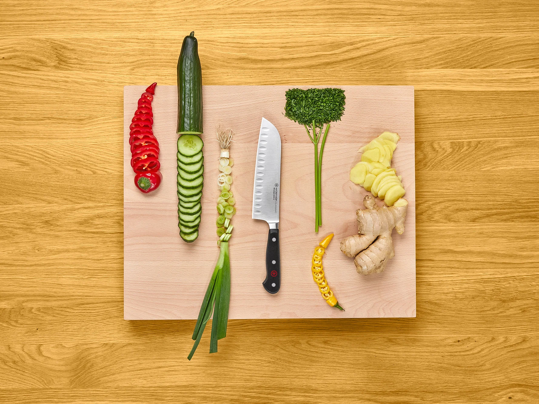 Classic Santoku with Hollow Edge 17 cm | 7 inch - Image 5