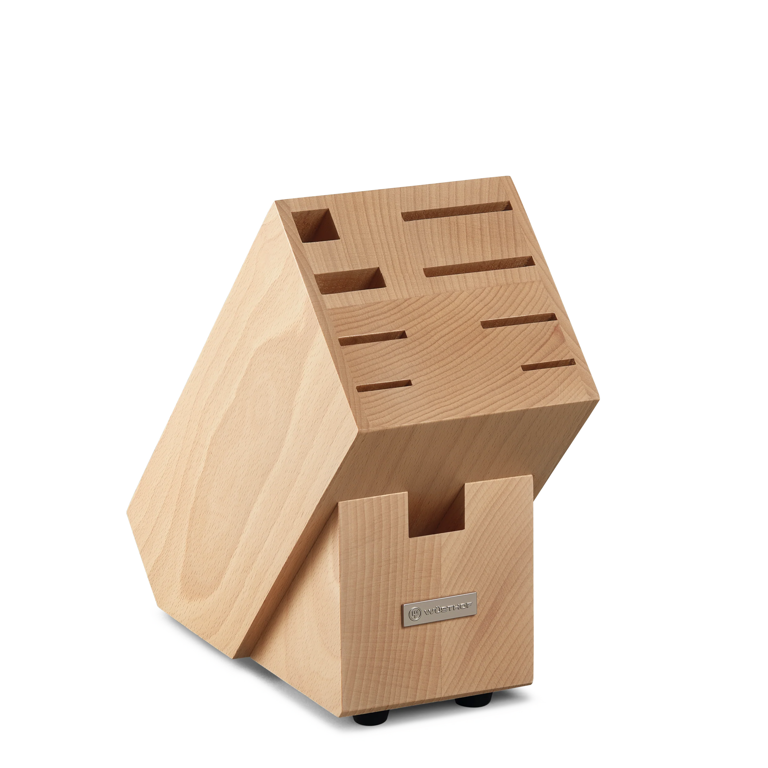 9-slot Knife Block | Beech