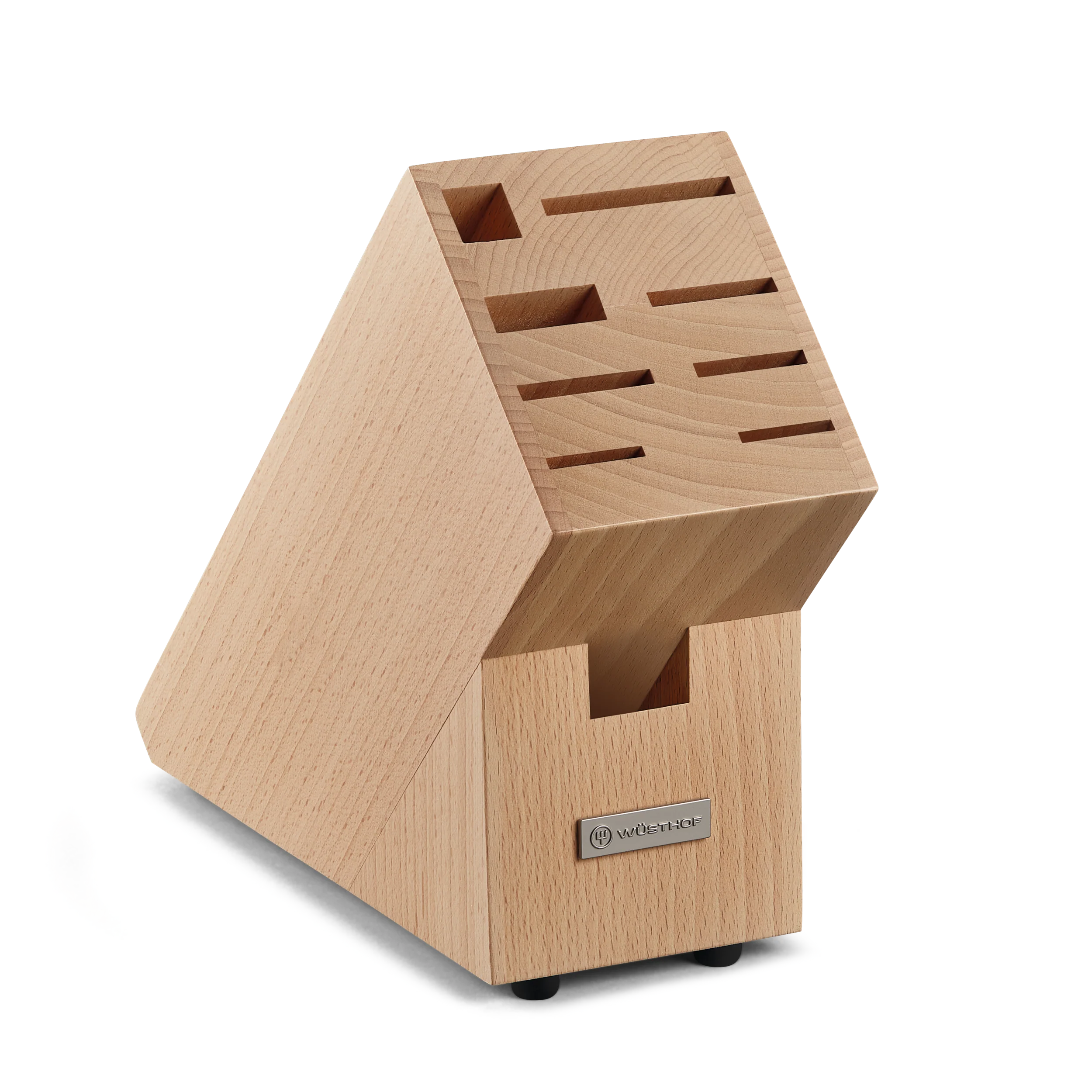 9-slot Knife Block | Beech